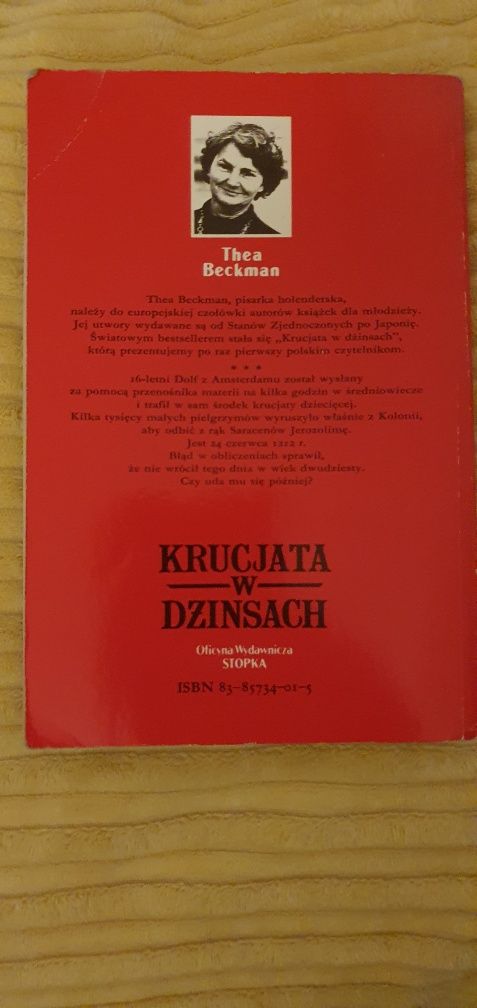Książka "Krucjata w dżinsach", Thea Beckman