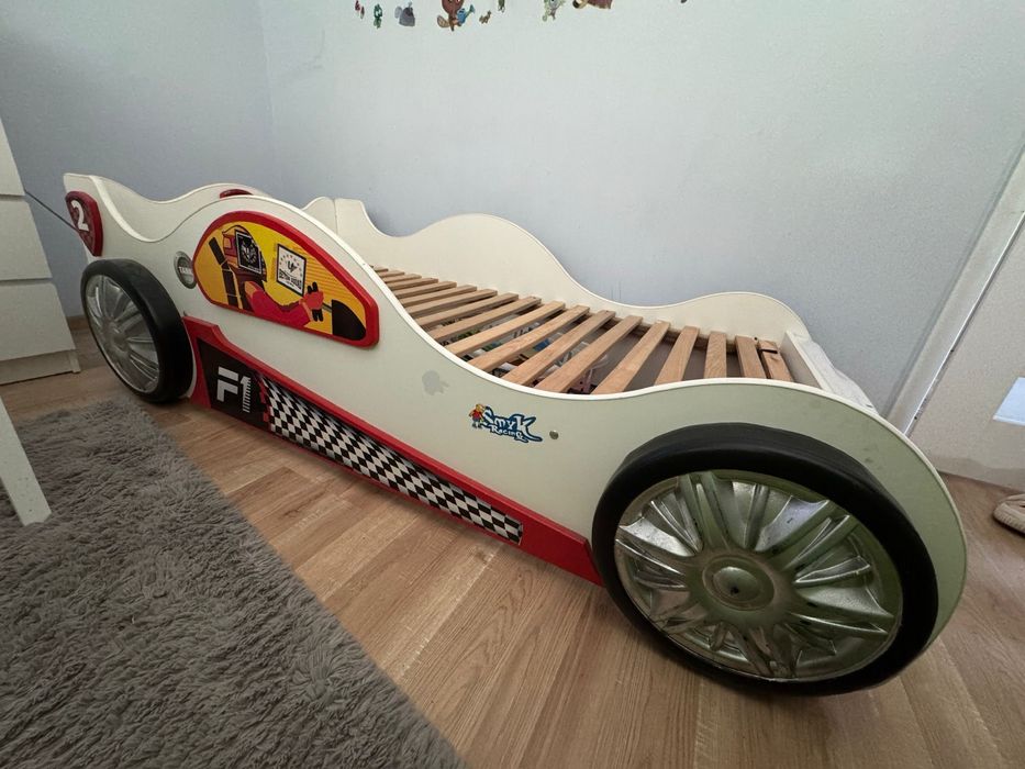 Lozko dla chlopca 90x200 auto