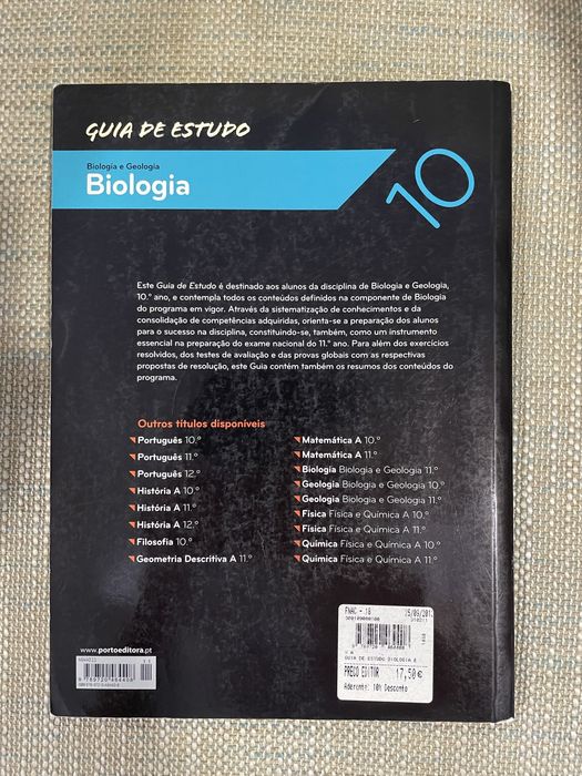 Guia de Estudo Biologia 10 ano