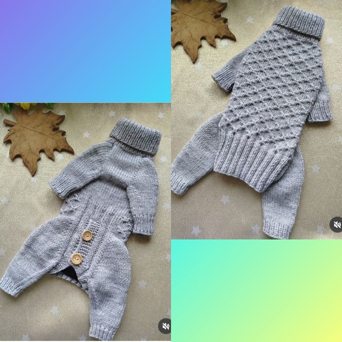 Шапочки комбинезоны свитера жилеты платье для собак