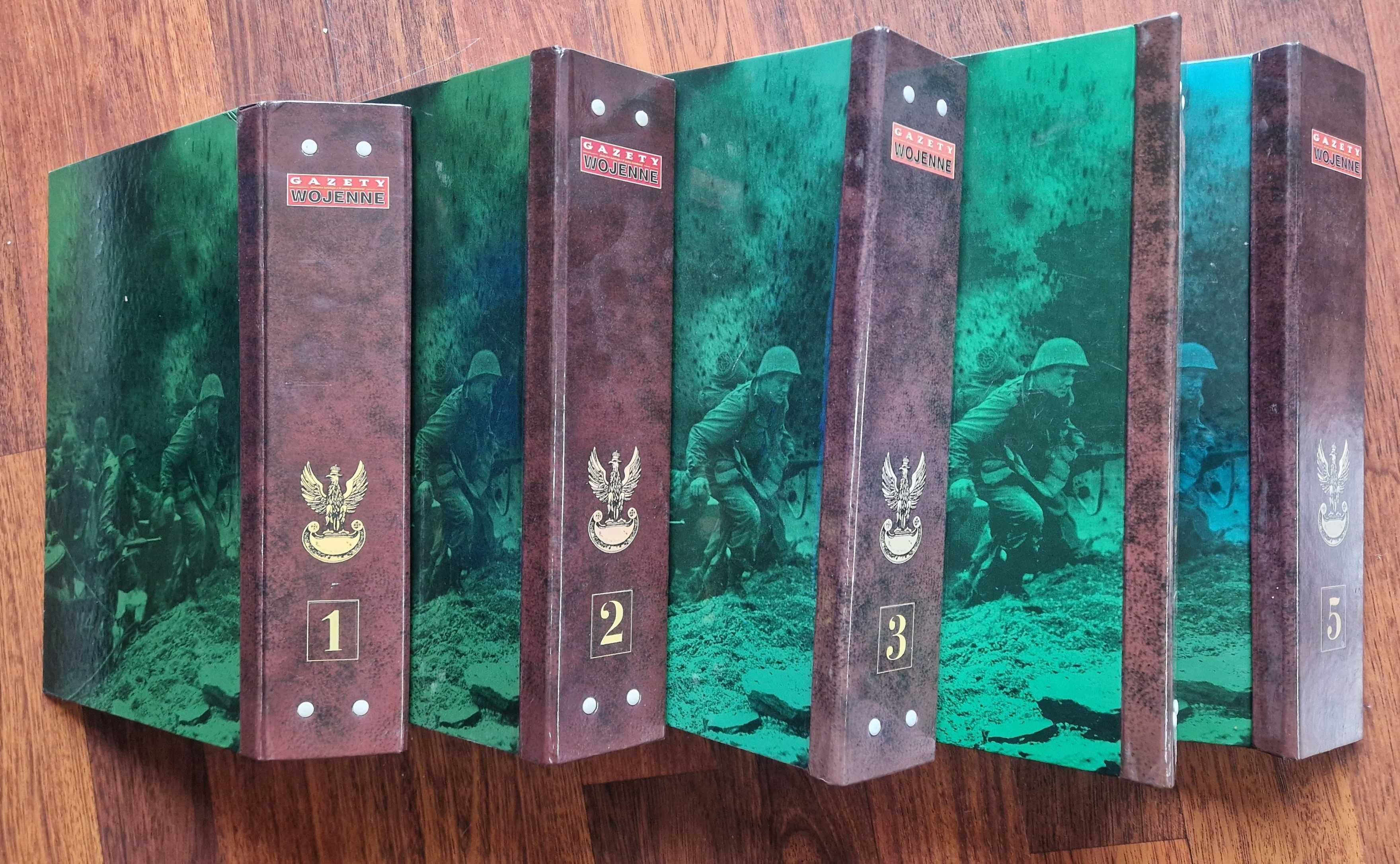 Gazety Wojenne - 5 segregatorów - Zeszyty nr 1 do 89 - II wś militaria