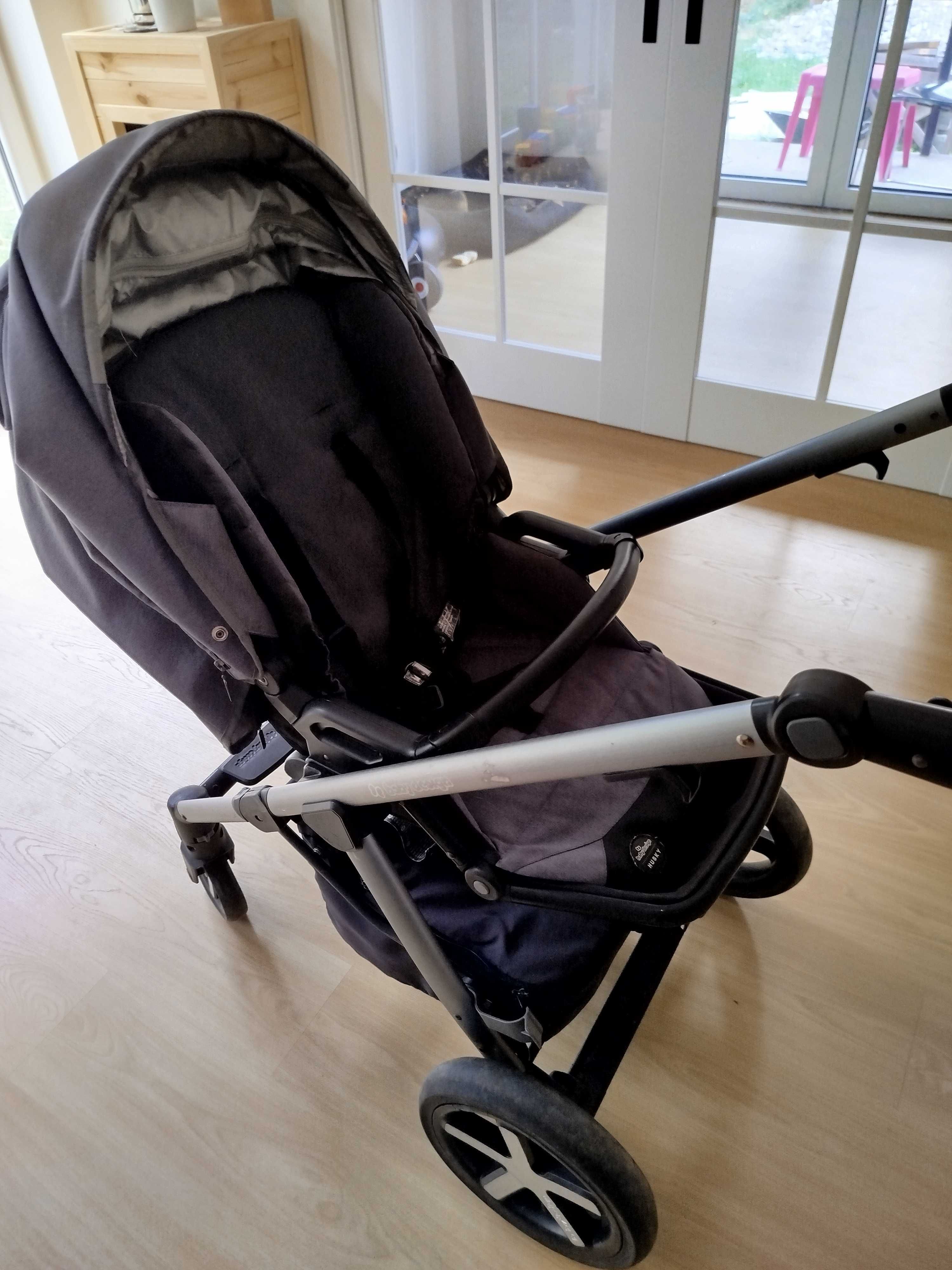 Wózek gondola plus spacerówka Baby Design Husky