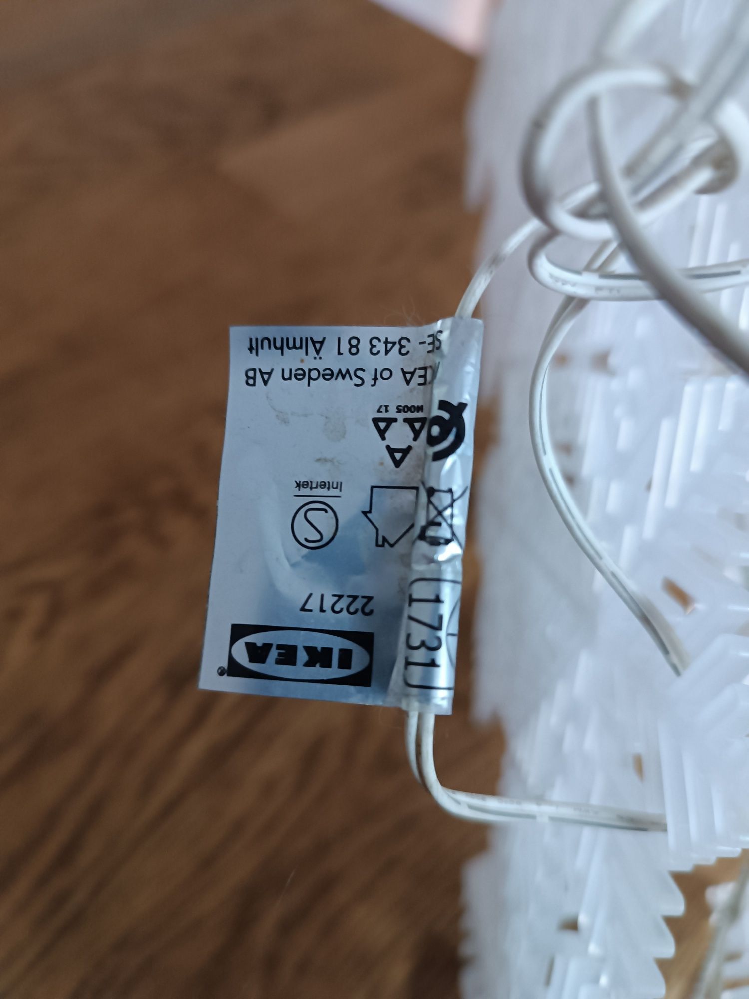 Ikea lampka nocna stołowa unikat
