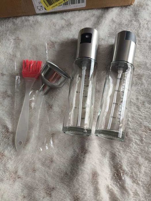 2x Szklany Spryskiwacz octu i oleju