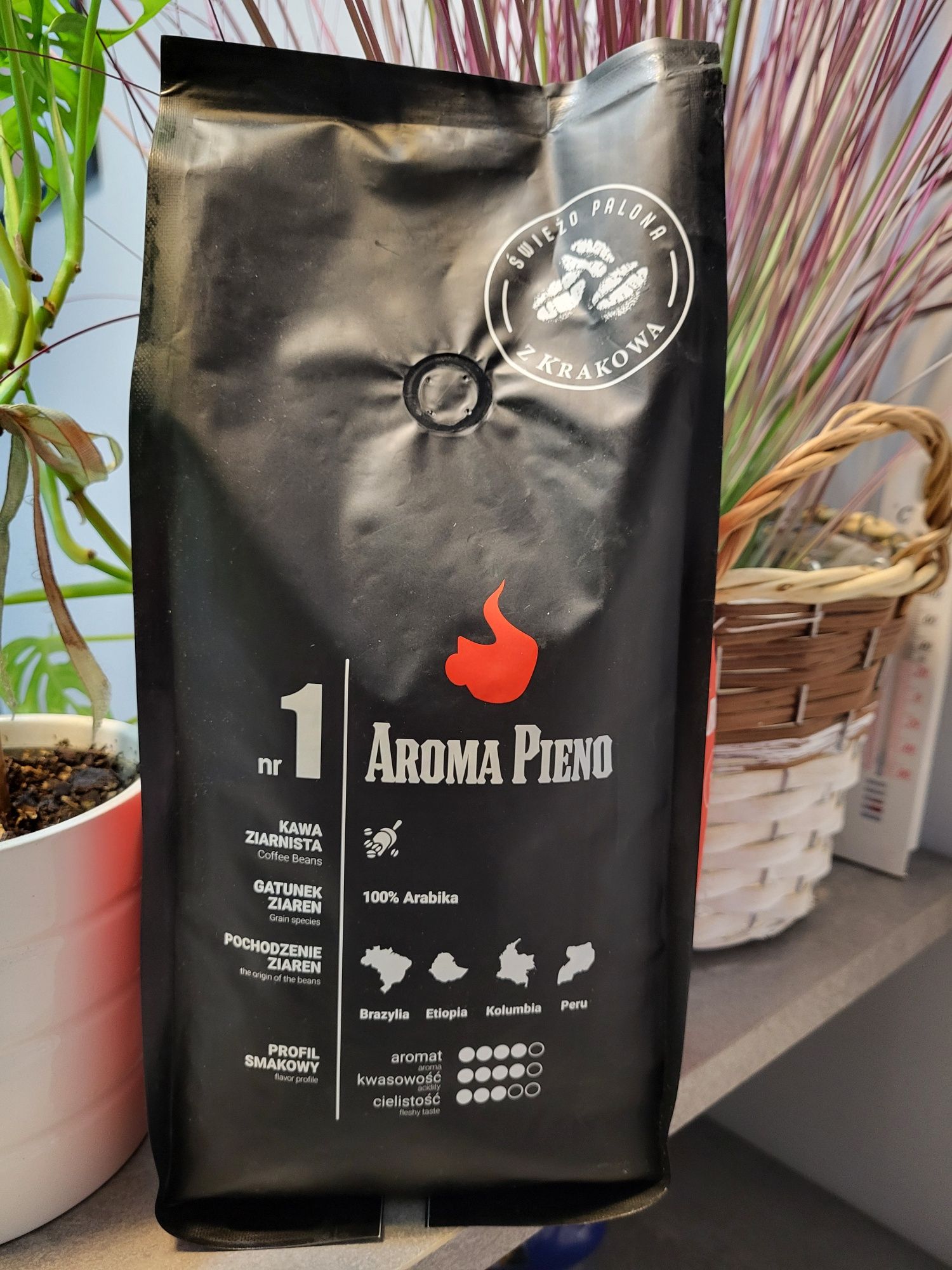 Aroma Pieno kawa ziarnista 1kg