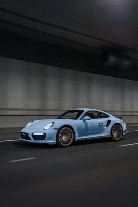 Porsche 911 911 991.2 Turbo 8000!! kilometrów, Gulf Blue, Japonia