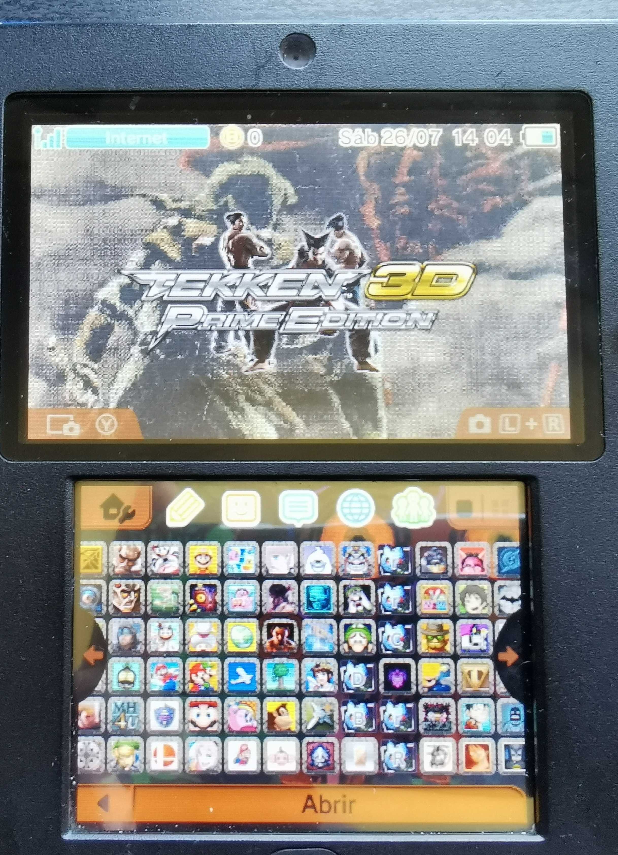 Nintendo 2ds desbloqueada, 128GB + jogos