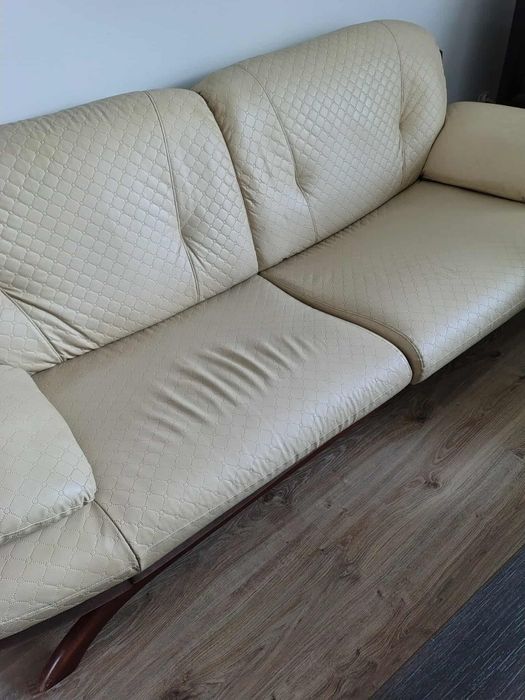 Meble do salonu z eko skóry