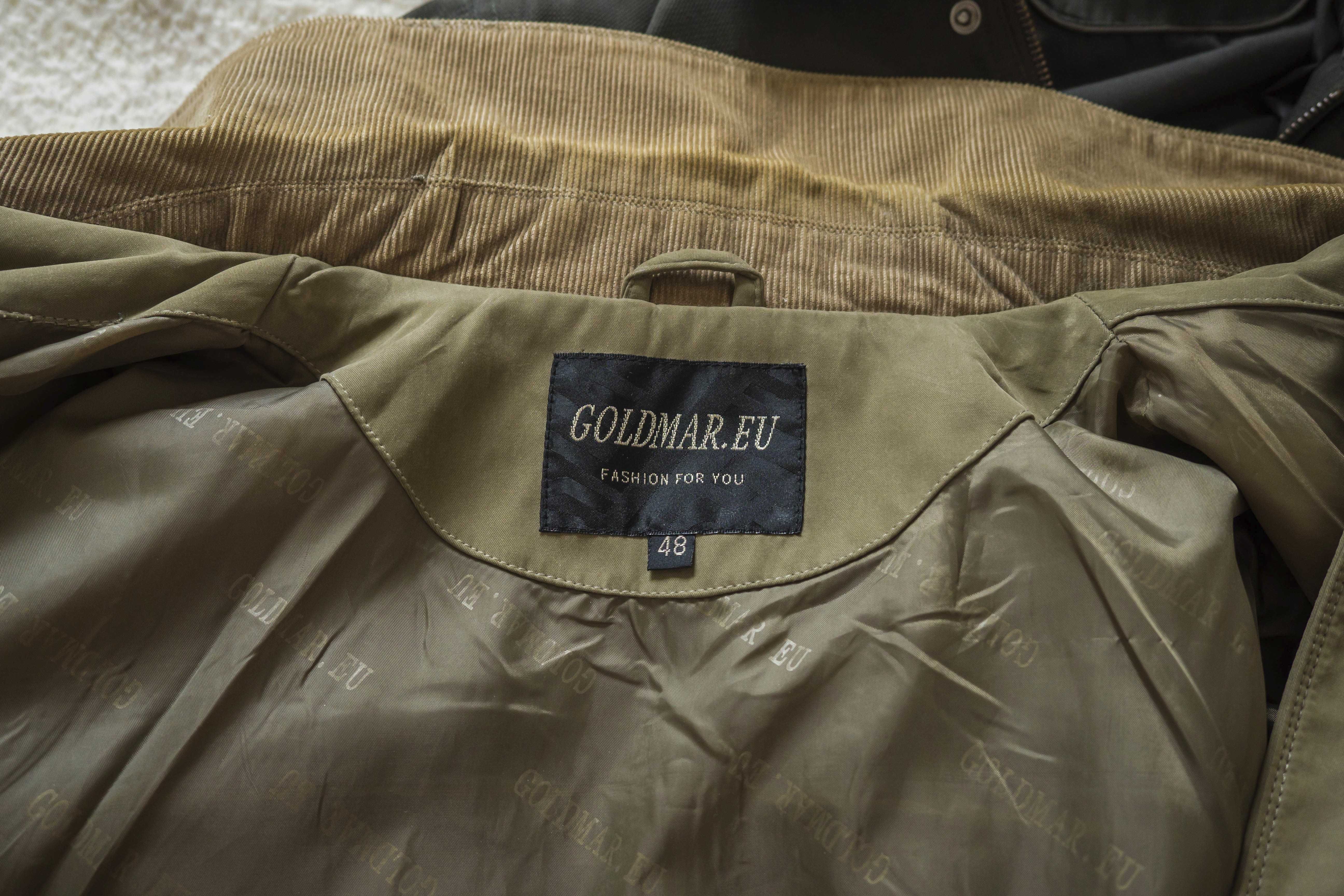lekka kurtka jesień/wiosna khaki roz. 48 Goldmar.eu