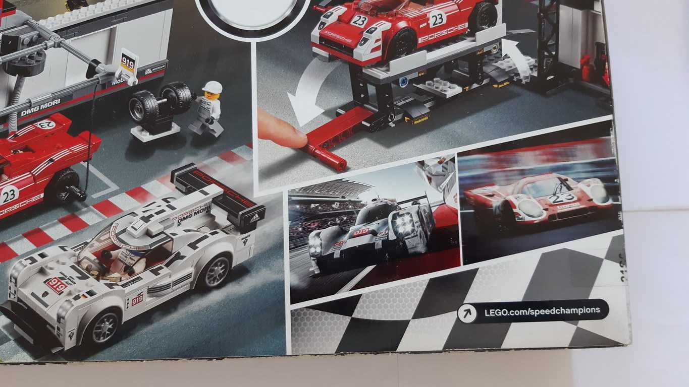 LEGO Speed Champions 75876_Porsche 919 Hybrid and 917K Pit Lane selado