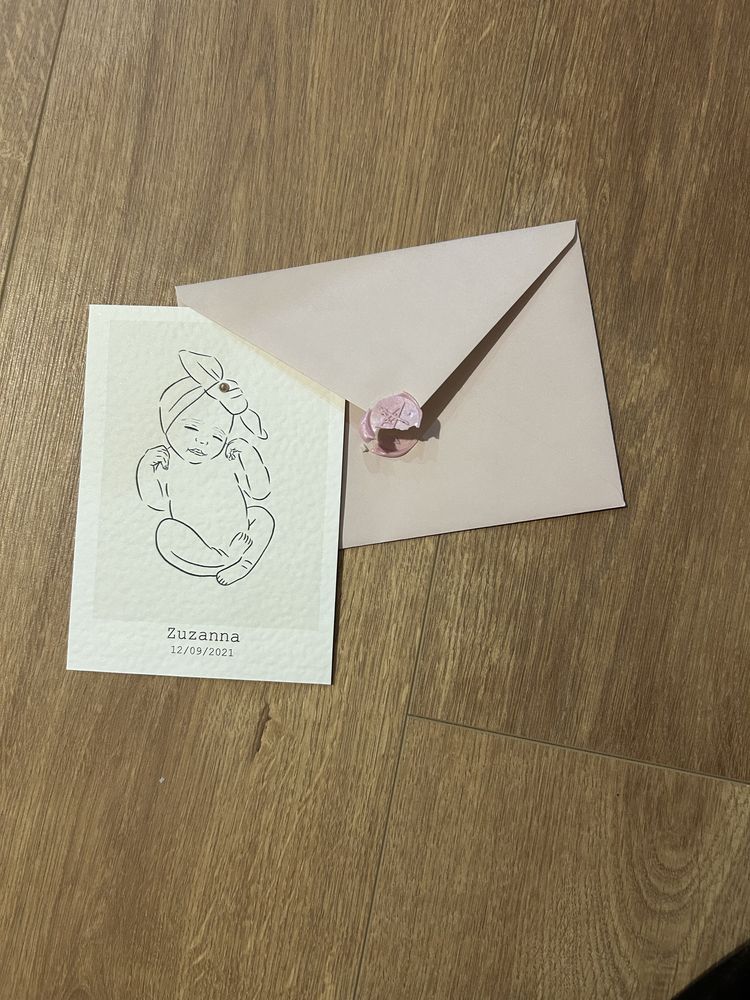 Zaproszenia kartki zawiadomienie ślub komunia chrzest boho rustykalne