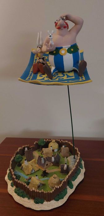 Cenário de Asterix em resina. Raro