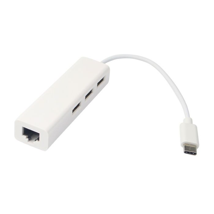 Внешняя USB-C сетевая карта type-C Ethernet USB Hub для Mac, Windows