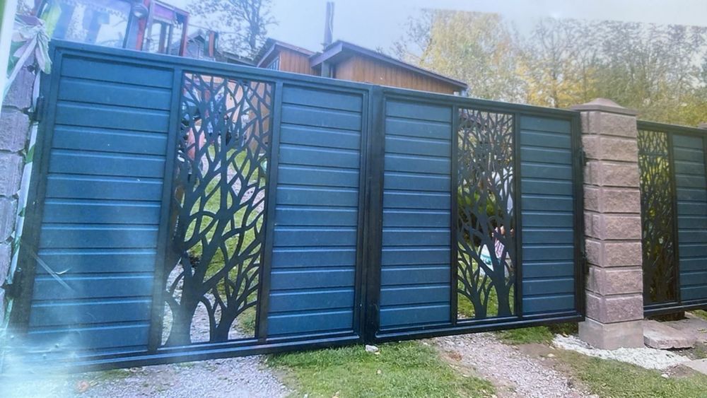 Ковані ворота,брами,піднавіси,огорожі,перила