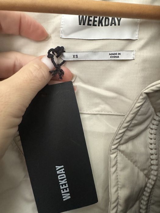 Weekday asos пуховик оверсайз жилет