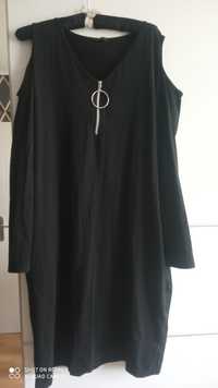 Sukienka czarna  z zamkiem