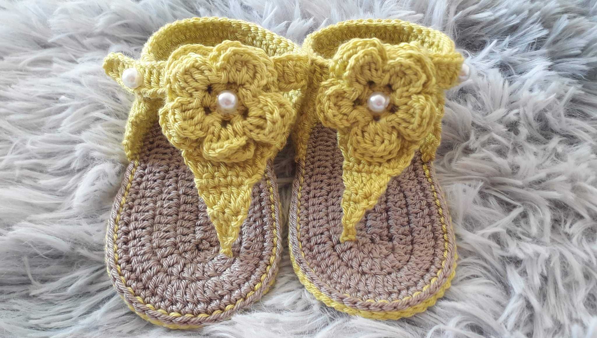 Sandalinhas com flor para bebé, sola dupla. 5 cores