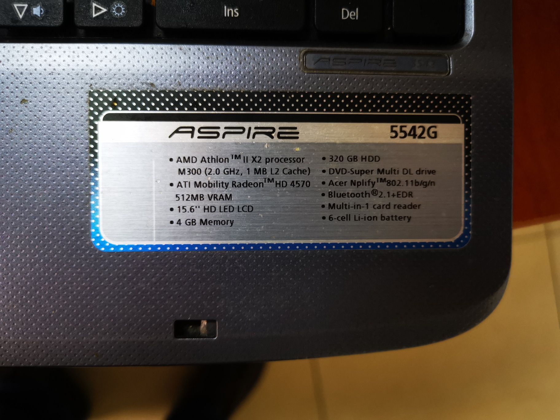 Ноутбук Асер Acer Aspire 5542 - донор