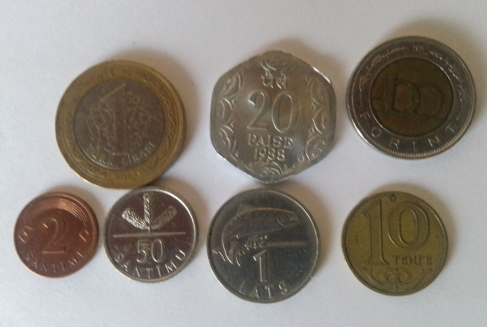 Монети світу (різні)