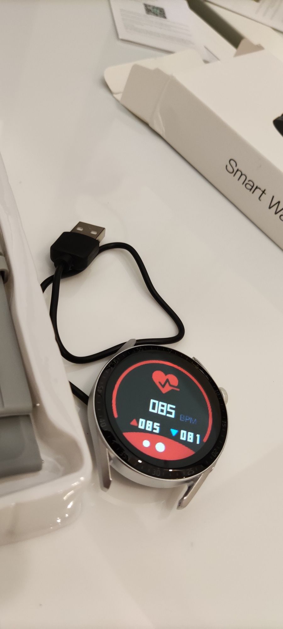 Nowy damski unisex zegarek sportowy smartwatch silver Ultra 8
