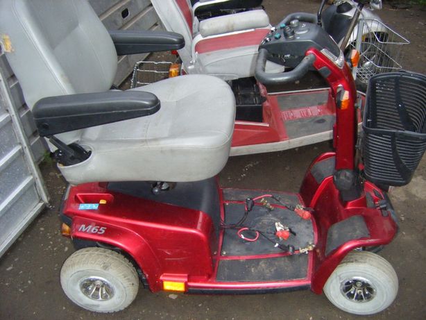 Wózek inwalidzki skuter dla seniora Mobilis M 65, stan bdb