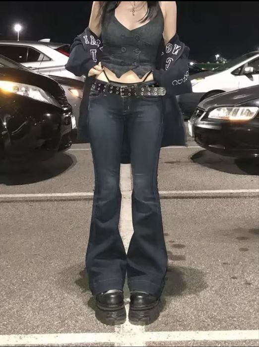 кльош джинси opium y2k sk8