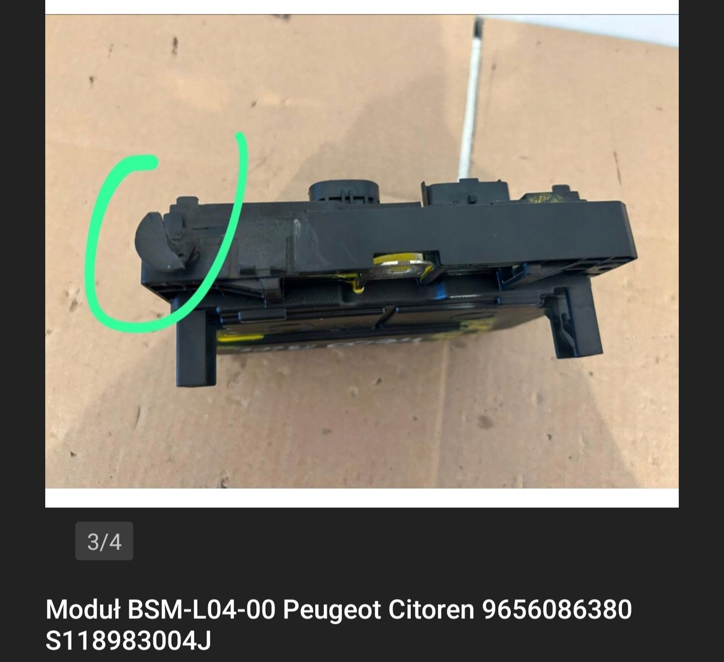 Moduł BSM-L04-00 Peugeot Citoren
