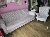 sofa/kanap plus fotel uszak zestaw
