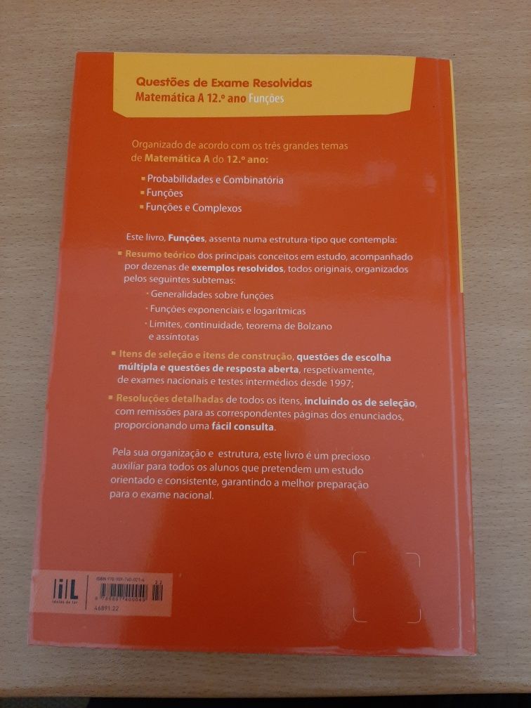 Livro Questões de Exame Resolvidas - Matemática A  Funções