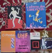 Livros sobre Musica - Uhf, Cesaria Evora,Mestres Jazz Moderno , Pimba,