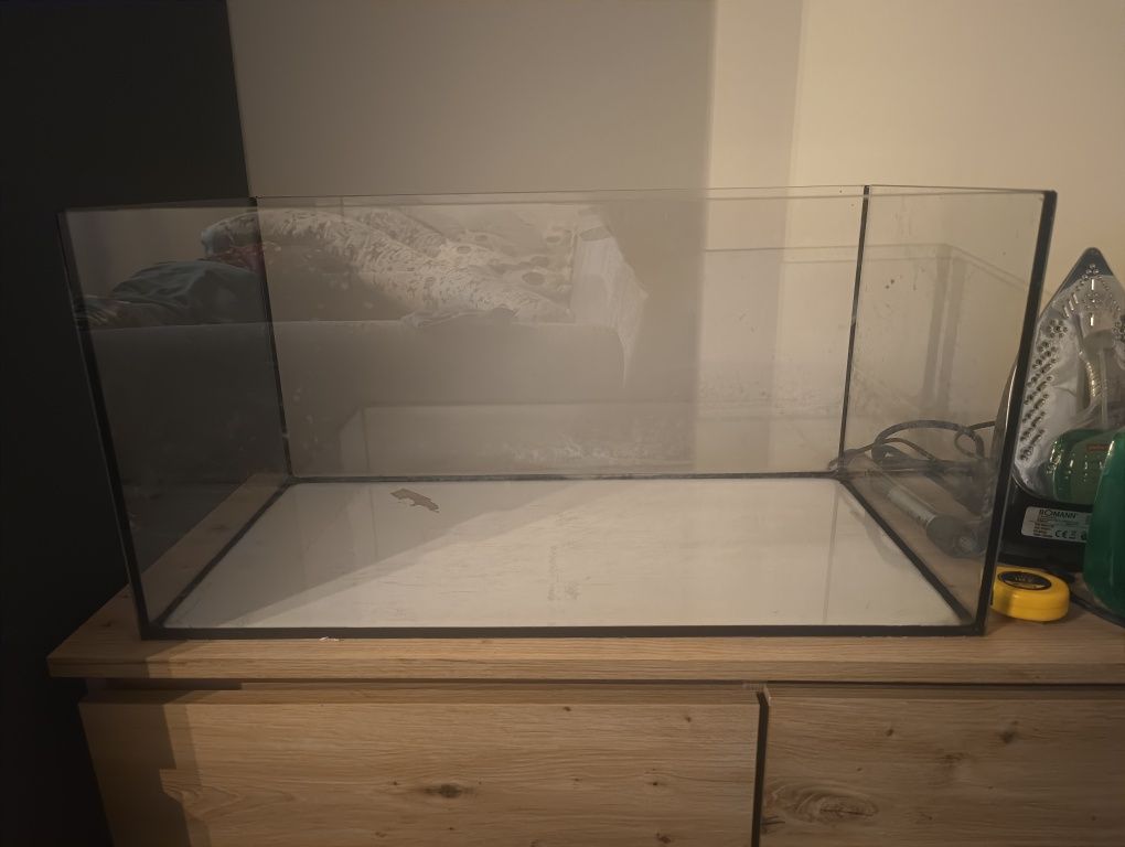 Duże otwarte Akwarium 60 x 30 x30 dla rybek żółwia