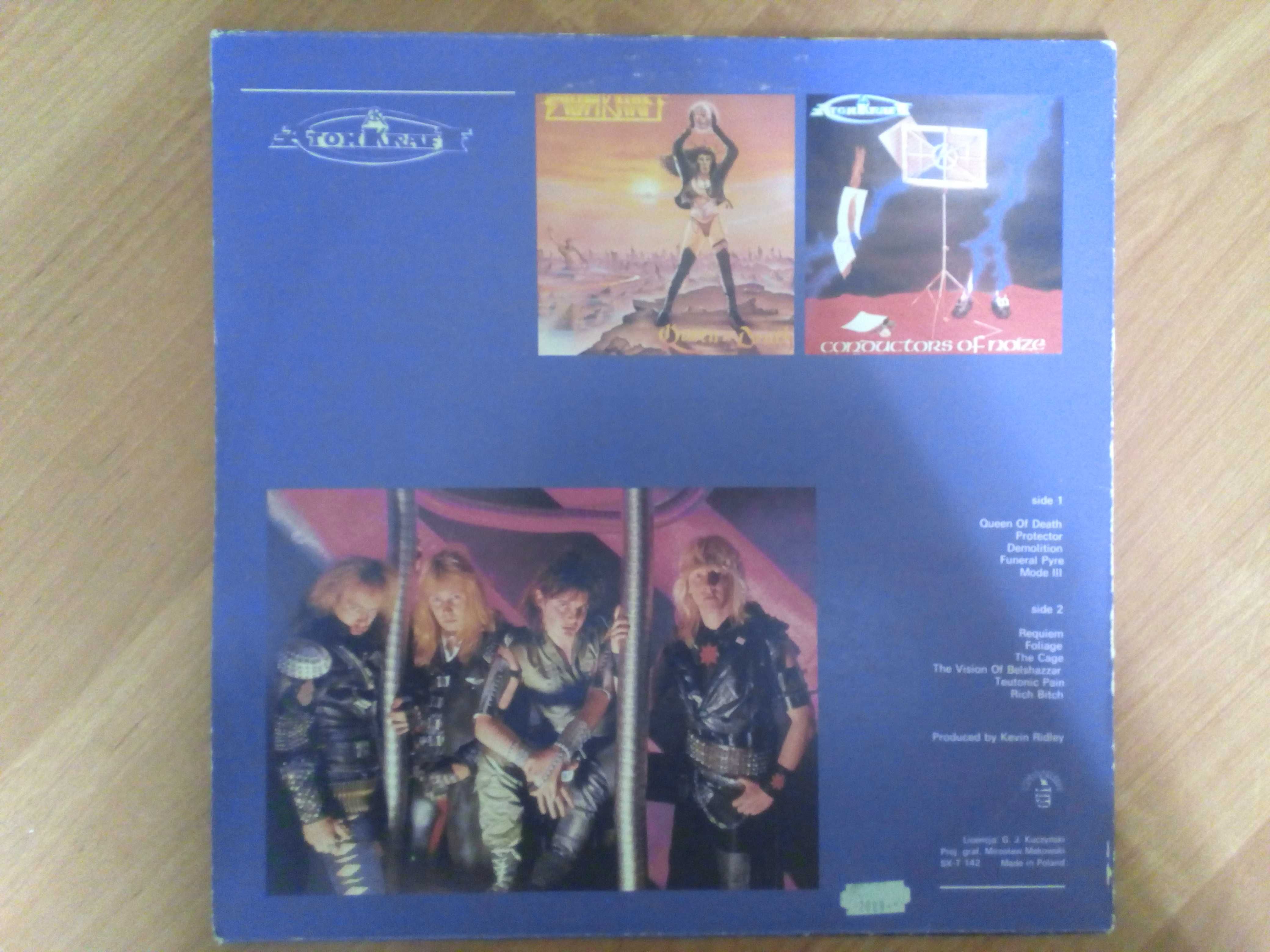płyta winylowa Atomkraft heavy metal stan EX/EX-