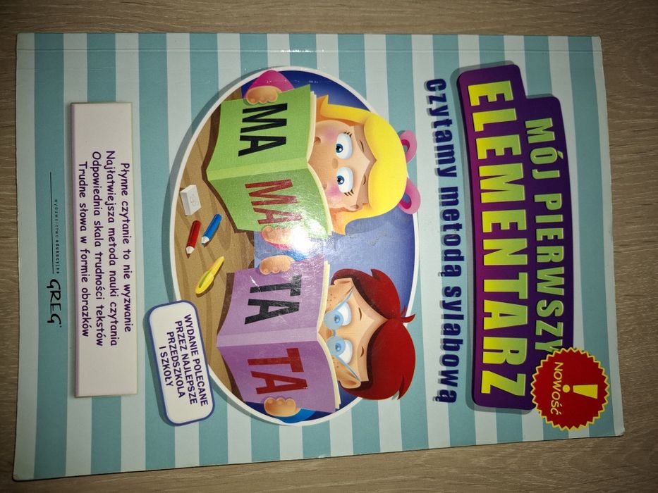 Mój pierwszy elementarz. Czytamy metodą sylabową.