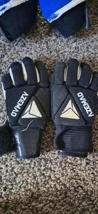 Hóquei luvas joelheiras caneleiras