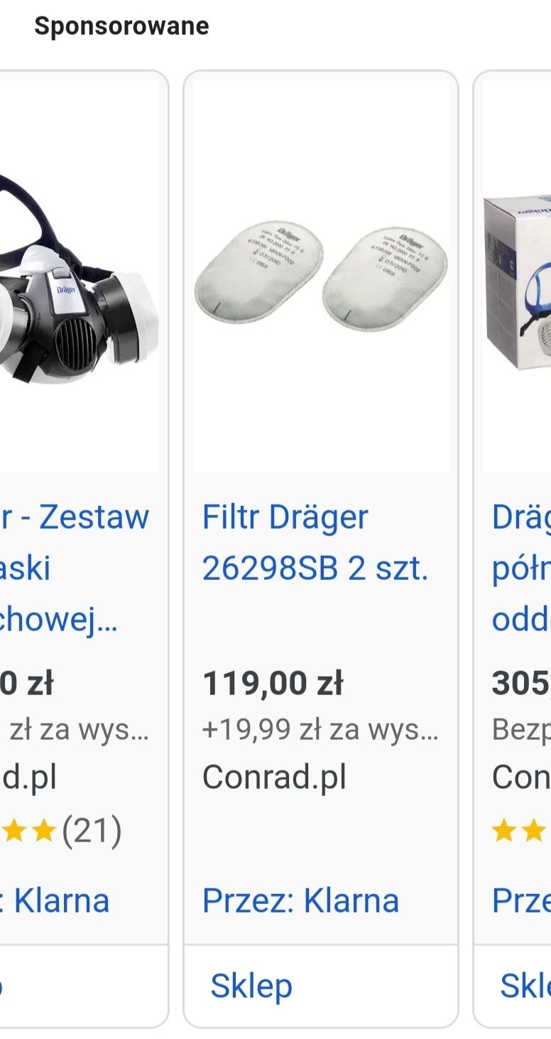 Półmaska Drager X Plore 300 Series zestaw z filtrami