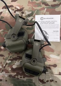 Військові навушники Earmor M31X Mark 3 ORIGINAL‼️+ кріплення Чебурашки
