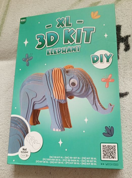 Układanka Słoń 3D