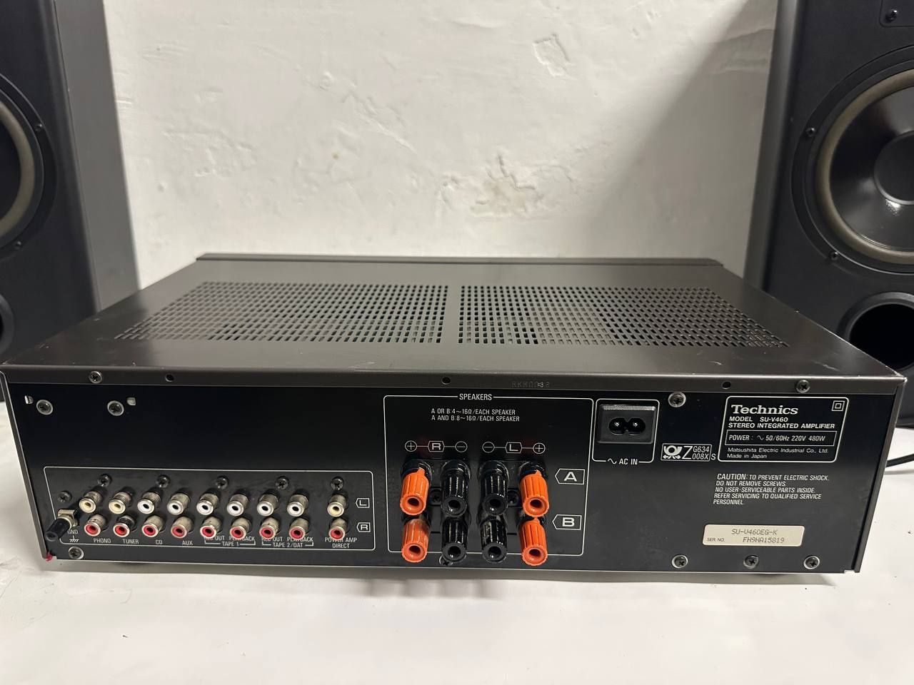 Wzmacniacz stereo Technics SU-V 460, 2*120 Watt, Japan