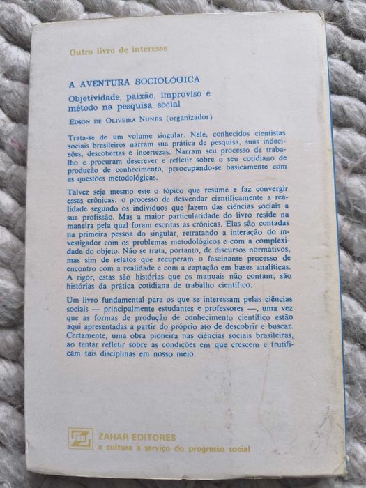 Livro "Métodos de Investigação Sociológica" de Peter H. Mann
