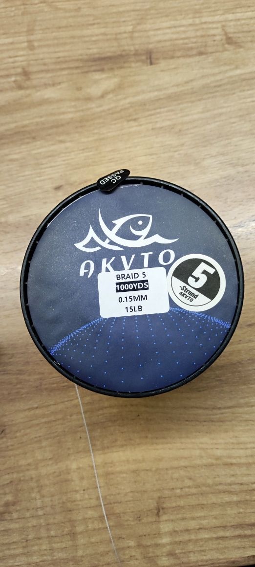 Plecionka wędkarska 1000 jardów 0, 15 mm biała