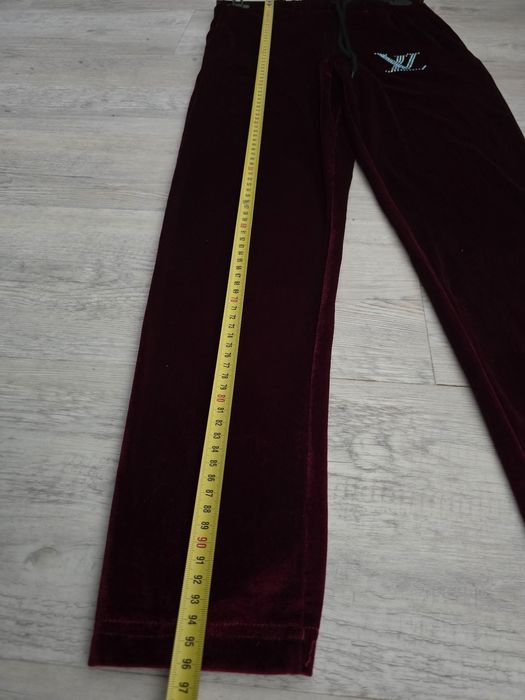 Nowe spodnie LV dresowe damskie welurowe rozmiar S