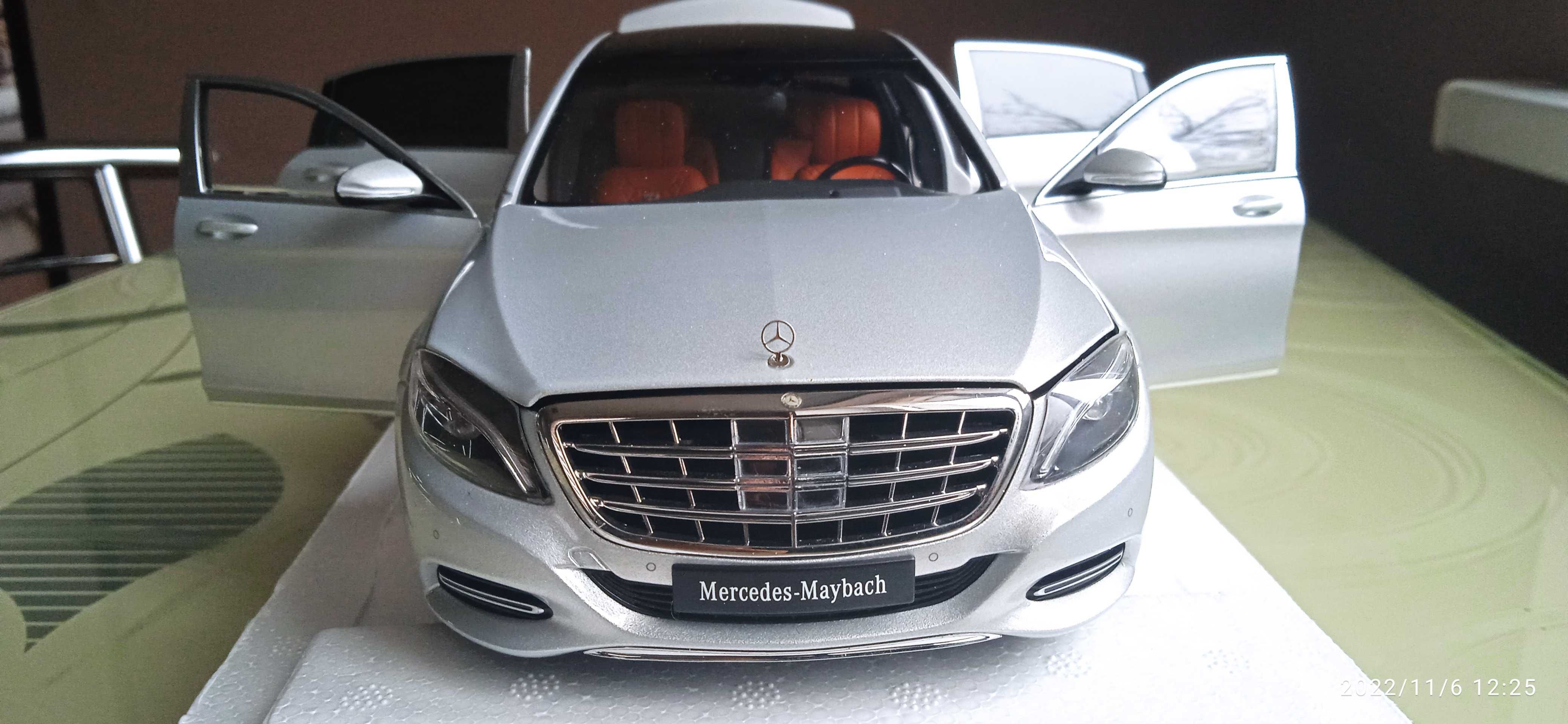 модель 1.18 Mercedes Maybach S-Klasse (S600) SWB 2015