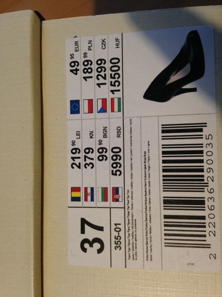 damskie buty skórzane rozm. 37