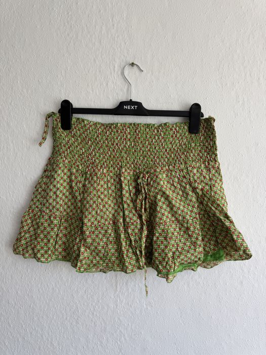 Zielona spódniczka mini