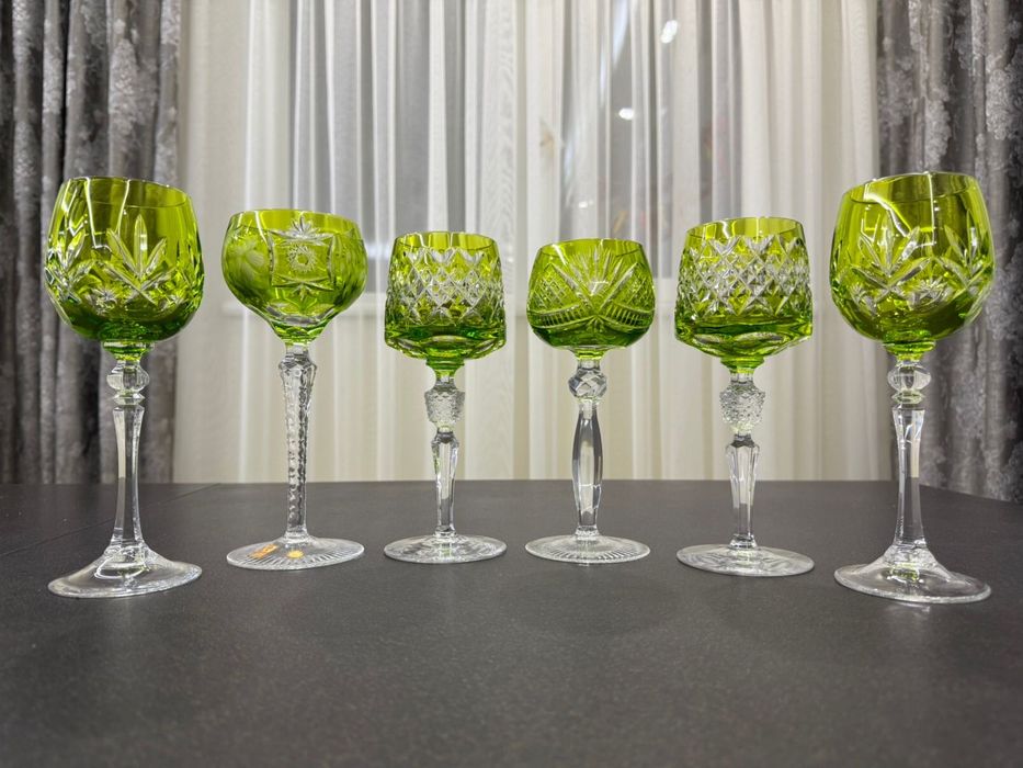 Хрустальнын фужеры для вина Nachtmann Traube Bristol Karat GDR Германи