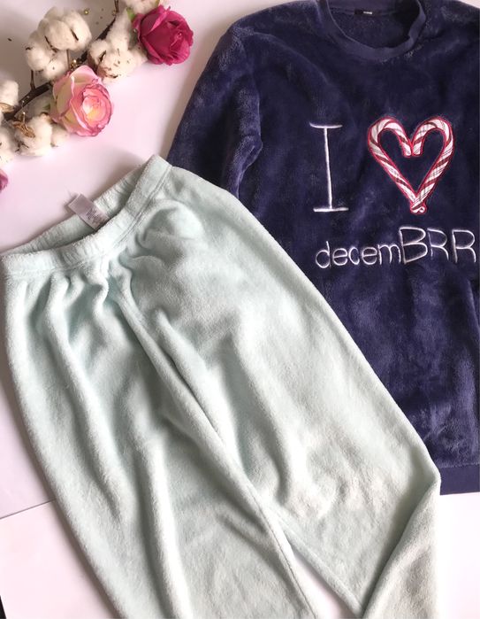 Піжама/Домашній Костюм. Плюшовий. 12/14 років. Ріст 158 см