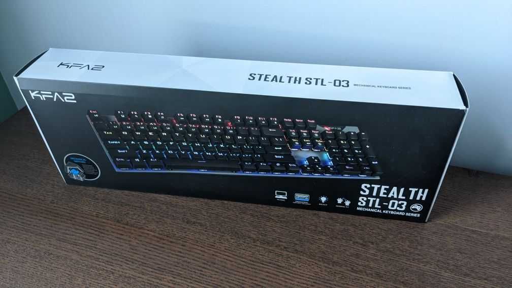Klawiatura komputerowa KFA2 Stealth STL-03 podświetlana
