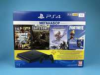 Playstation 4 Slim 1ТБ + 3 гри, Меганабір, Вітринний зразок