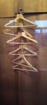 Вешалки для одежды деревянные СССР 6 штук