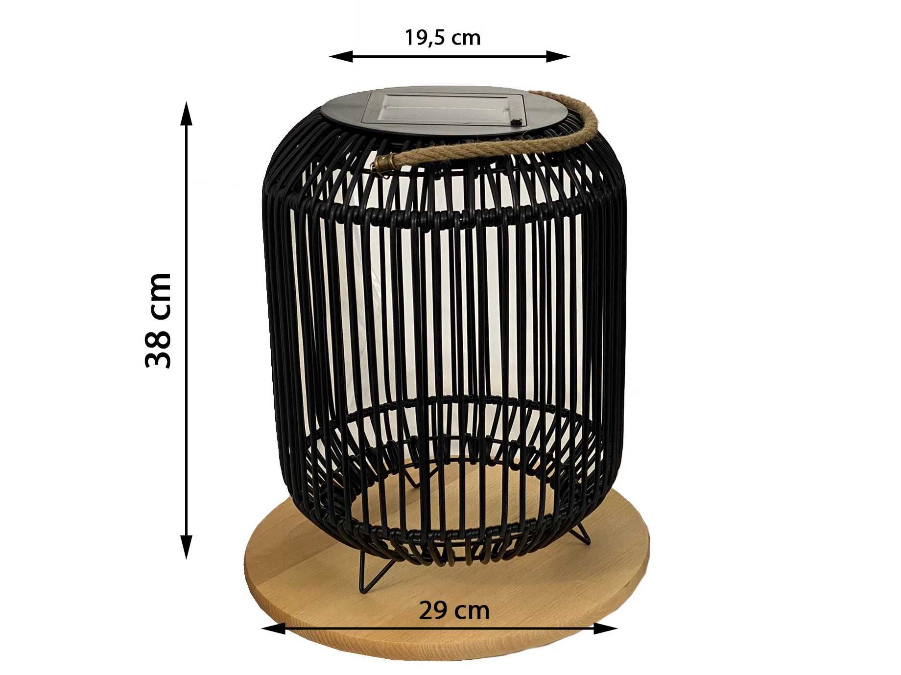 Lampa solarna LED Syriusz 38 cm x 29 cm mała